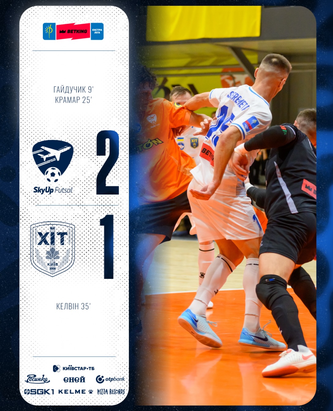Перша поразка в сезоні — у матчі проти SkyUp Futsal. Робимо роботу над …